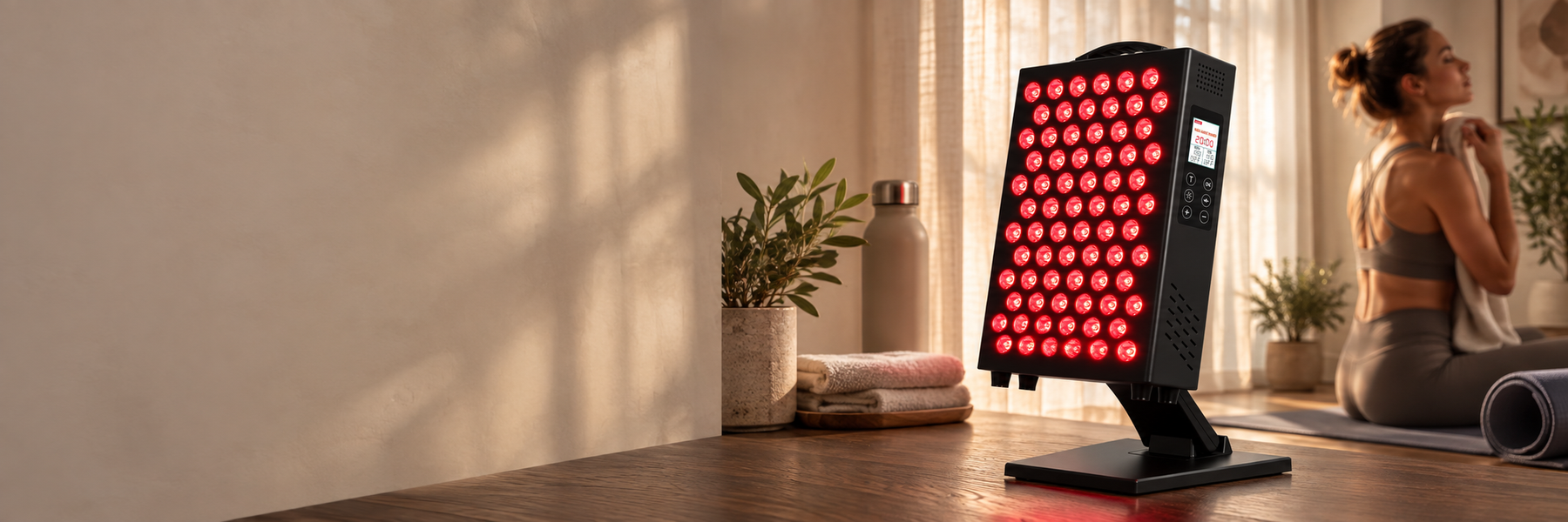 Mcwofi Red light therapy panel