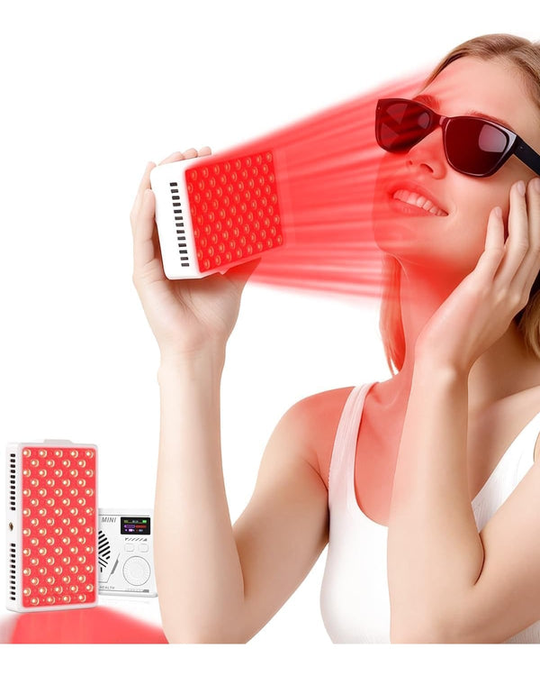 Mcwofi Portable Red Light Therapy Panel – Rechargeable, 660nm & 850nm