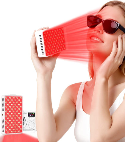 Mcwofi Portable Red Light Therapy Panel – Rechargeable, 660nm & 850nm