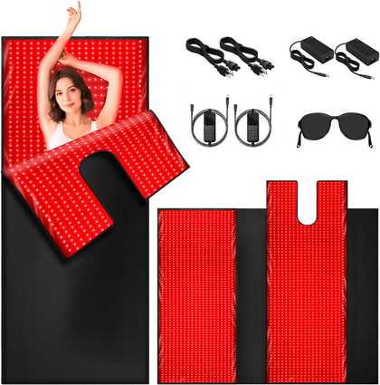 Mcwofi Full-Body Red Light Therapy Bag – 2632 3-in-1 LEDs, 88 × 83 in