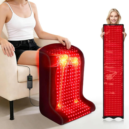 Mcwofi Red Light Therapy Foot & Leg Wrap – 1410 LED Chips