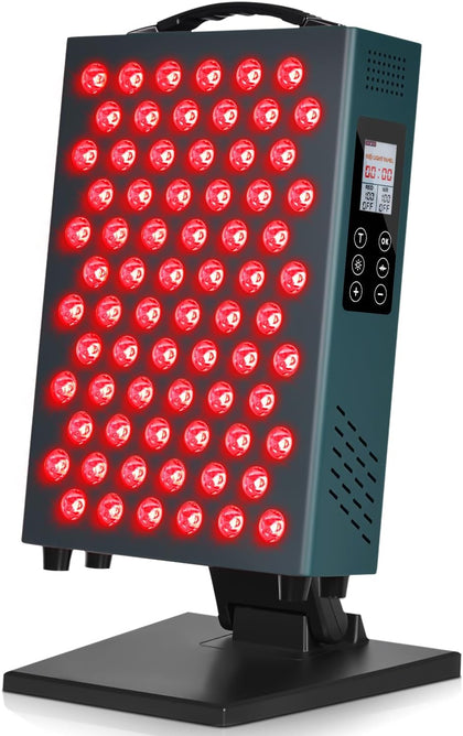 Mcwofi Red Light Therapy Panel – 72 Dual-Chip LEDs, 660nm & 850nm