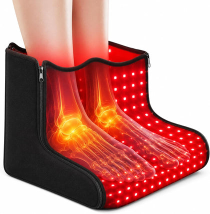 Mcwofi Red Light Therapy Foot Wrap – 810 LED Chips, 660nm & 850nm